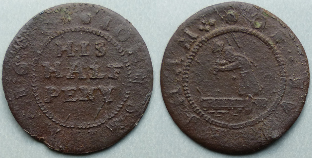 Somersham, John Smith 1670 halfpenny